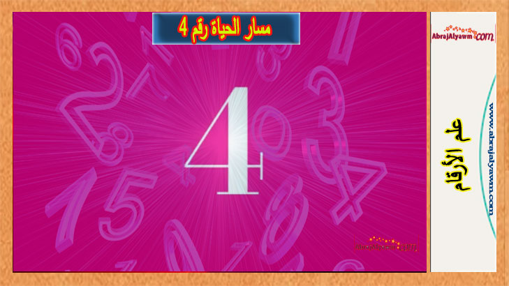 مسار الحياة رقم 4 - اعرف شخصيتك وحياتك العاطفية ومهنتك