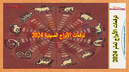 توقعات الأبراج الصينية 2024 المخصصة لكل برج 